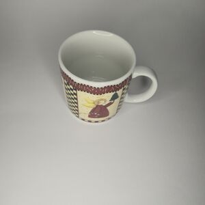 Vintage Debbie Mumm “Gathering of Angels” Coffee Mug Sakura Stoneware